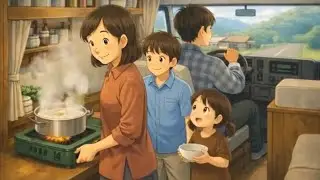 Weekend van escape with family&mdash;living inside our own little Ghibli movie ✨🚐🌊