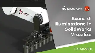 Scena di illuminazione in SolidWorks Visualize