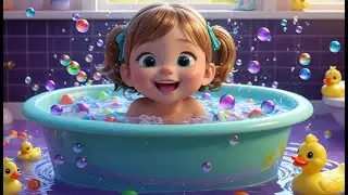 Splish, Splash, A Rainbow Bath | Colorful Bath Time Song for Kids | Fun Water Adventure
