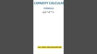 29-WATER TANK CALCULATION FORMULA HINDI.PART-1SHORT-4 #short #shortvideo #viral #chemistryreaction