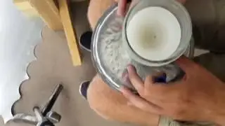 making a sheet metal lid for a mason jar double boiler