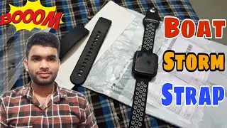 New Soft Silicon Watch Strap For Boat Storm Smartwatch 🔥🔥🔥