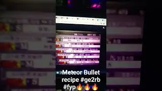 Jp meteor bullet recipe for #ge2rb  #godeater2 #gameplay