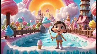 The Ice Cream Bridge Melts Away | Melting Ice Cream Song for Kids | Sweet and Silly Adventure Rhyme