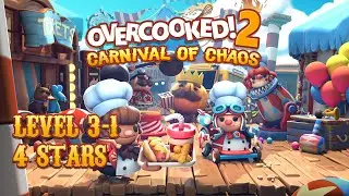 Overcooked 2 Carnival of Chaos 3-1 4 Stars