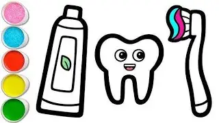 How to Draw Dental Hygiene | Healthy Teeth Drawing for Kids!