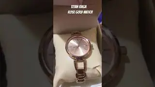 Titan raga rose gold watch for every outfit @titanwatchesindia