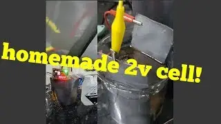 Making a Battery (lead acid cell) part 1