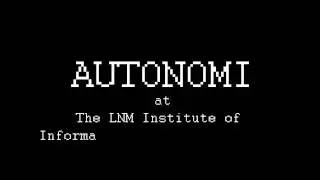 Autonomi at LNMIIT, Jaipur
