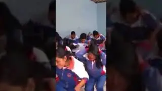 Cuando hay simulacro en la escuela