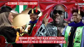 Nigerian becomes first Black woman to earn a U M Robotics PhD at the University of Michigan