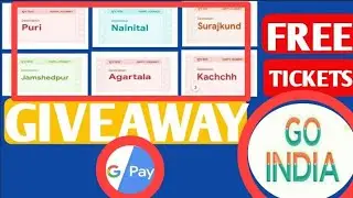 Google pay goindia offer rare tickets giveaway