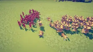 50x Chu Ko Nu Vs 100x Melee Units | TABS | Who Can Survive?