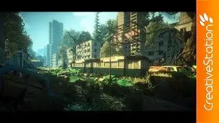 Overgrown Ruins - 3D Speed art (#Unity) | CreativeStation
