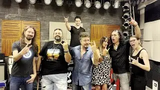 Vivaldi Metal Project rehearsals at Legend Studio Roma