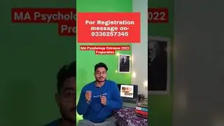 Important Topic for MA Psychology Entrance Preparation 2022 BHU MA Psychology Central Universities