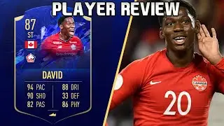 SPEEDY BEAST! 💨 87 TOTY HONOURABLE MENTIONS DAVID PLAYER REVIEW! FIFA 22 ULTIMATE TEAM