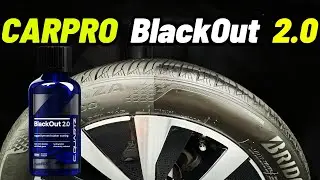 🔥(NEW) I Tried CARPRO Blackout 2.0 On My Tires And WOW!