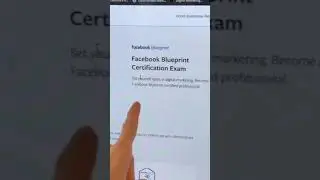 Free Facebook blueprint certificate |short info