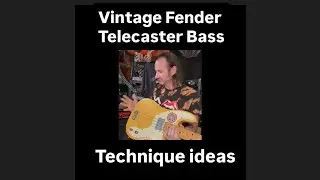 Vintage Fender Telecaster Bass in Action &ndash; My Personal Techniques & Tone Secrets #bassist#bassguitar