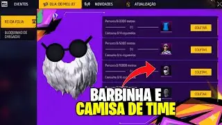 AGORA SIM🔥 BARBINHA e CAMISA DE TIME DE GRA&Ccedil;A!! LOJA DO CUBO M&Aacute;GICO ATUALIZADA NO FREE FIRE