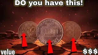TOP 6 Rare Coins Value Today | USA One Cent 1983, 1972-D | Canada & UK Elizabeth Coins