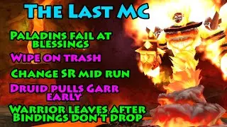 The last Molten Core was a BEAUTIFUL DISASTER | Burning Crusade PrePatch