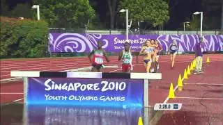 Women's 2000m Steeplechase - Athletics - Singapore 2010 Youth Games