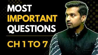 Half yearly Special | Ch 1 to 7 | Most Important Questions | Class 11 Accountancy