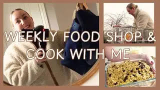 My weekly food shop | Cook and bake with me!