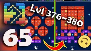 Gameplay level 375-380 Bricks Ball Crusher #65