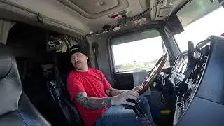 Flat Top Peterbilt 389 - Trucking to Utah - Straight Pipes and Jake Brakes