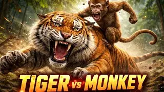 Tiger VS Monkey 