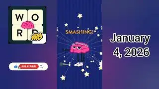 WordBrain Brainy's New Year Event January 4, 2025 2 Answer - All Parts | Full Gameplay & Solutions