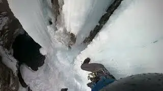 Ice Climbing, some Father/Son Fun, Johnston Canyon