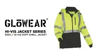 The GloWear 8353 Soft Shell Jacket Features Water- and Wind-Resistant Protection from the Elements
