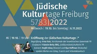 J&uuml;dische Kulturtage Freiburg 5783 | 2022 Ilya Hoffman und Roglit Ishay
