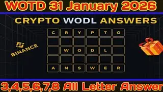 Binance Word Of The Day Answers Today 31 January 2026 | All Letters Binance Word Of The Day |