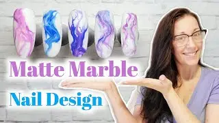 TUTORIAL TIME ~ MATTE MARBLE NAIL DESIGN