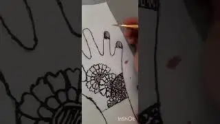 Simple mehandi designs for beginners 🥰  #Crafter Vandita 