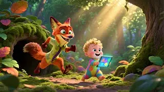 Learning Shapes with Fox 🦊🔺⭕✨ | Kids Fantasy Song | Learn Shapes in a Cozy Forest