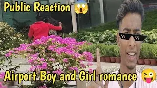 public places me romantic scene 😜 my first vlog today| lucknow vlog | lucknow airport