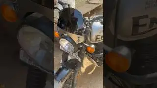 Look change🔥RE continental 650  windshield/visor installed in Hunter 350 🔥#royalenfield