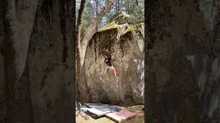 Spock was here (right), Yosemite Valley #bouldering #yosemite #climbing