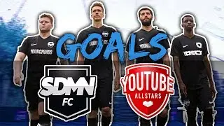 SIDEMEN FC vs YOUTUBE ALLSTARS CHARITY FOOTBALL MATCH ALL GOALS 2018 HD