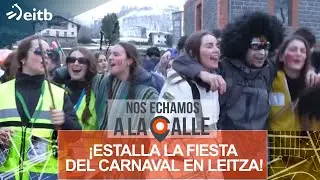 ¡Estalla la fiesta del carnaval en Leitza!