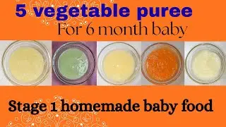 The Top 5 Vegetable Purees for Stage 1 Baby Food You Need to Try