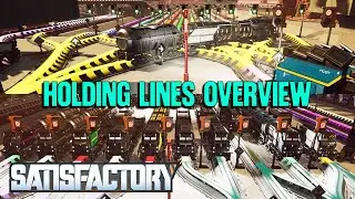 For Everyone Wondering How I Built These 10x10 Holding Lines | Satisfactory