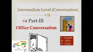 Learn Mizo & Hmar - Office Conversation|Learn English & Mizo| Sweet Voice |Language translator