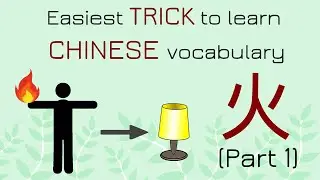 How to remember  灯 - dēng | Learn chinese vocabulary from Fire - 火 radical (part 1) | HSK
